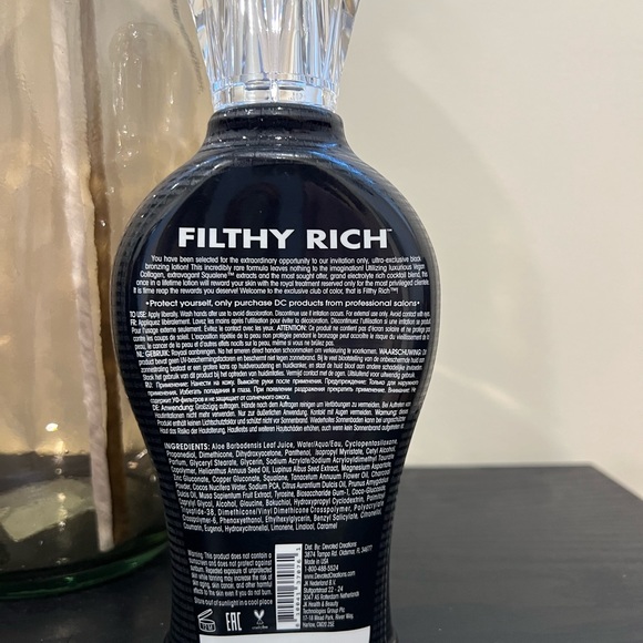 BRAND NEW Filthy Rich Devoted Creations Indoor Outdoor Tanning Lotion. - Picture 2 of 2